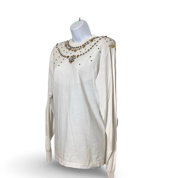 Long Sleeve Beaded Top - Picture 2 of 7